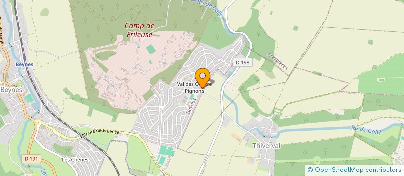 localisation de l'entreprise RKA IMMOBILIERE  BEYNES