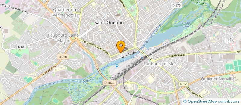 localisation de l'entreprise RKB AUTOS à SAINT-QUENTIN