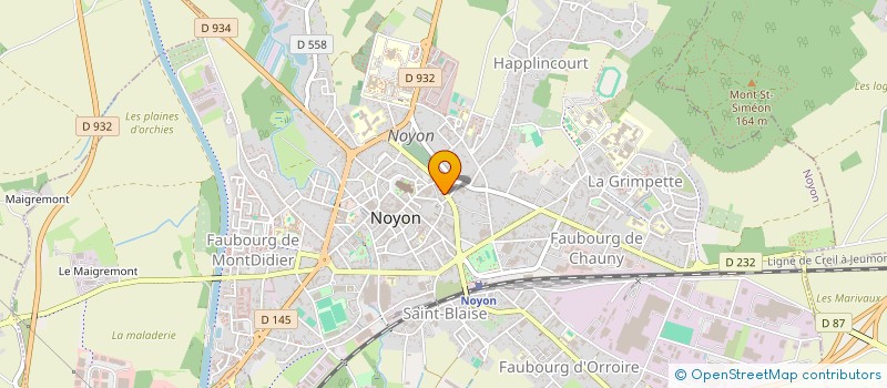 localisation de l'entreprise RKC  NOYON