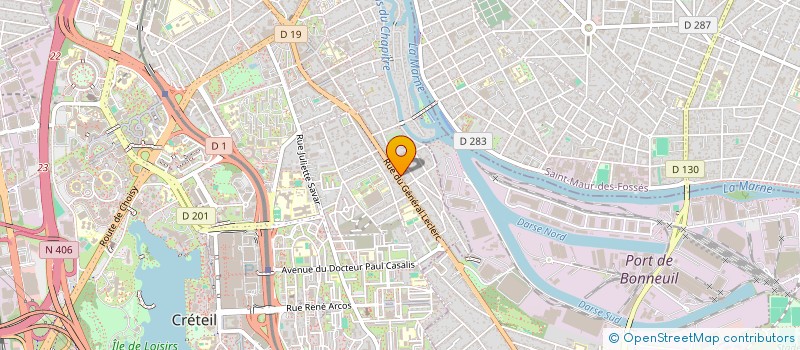 localisation de l'entreprise RKF  CRETEIL