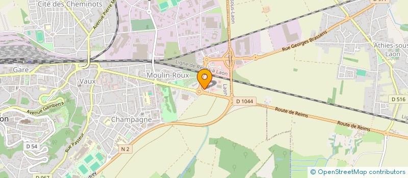 localisation de l'entreprise RKH à LAON