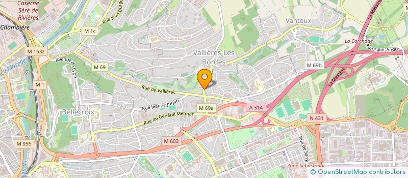 localisation de l'entreprise RKL  METZ