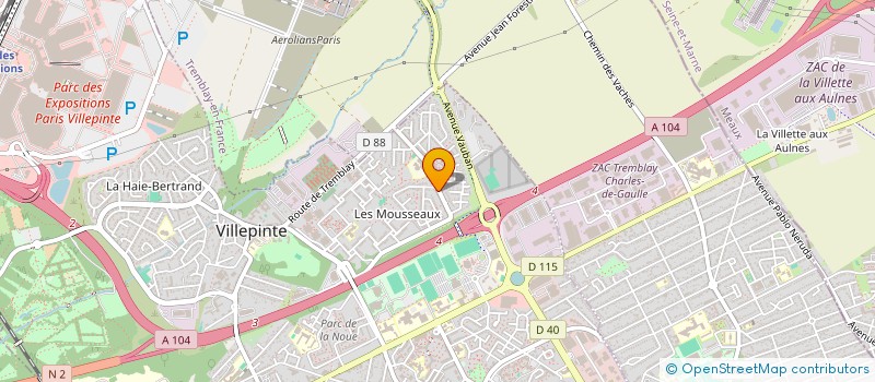 localisation de l'entreprise RKM 98 à BRUGES