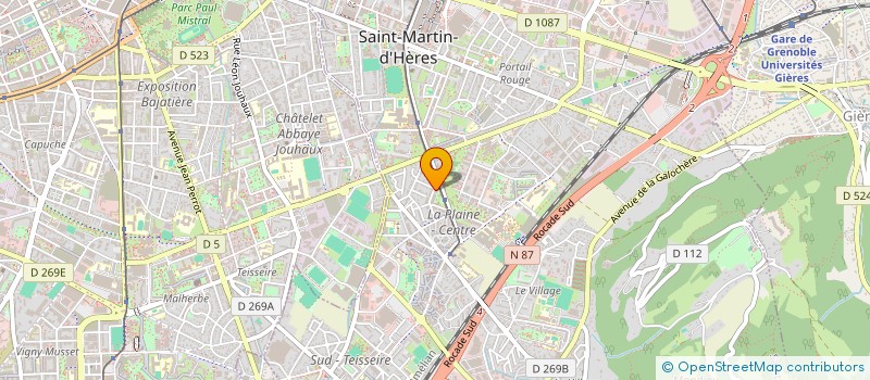 localisation de l'entreprise RKM IMMO à EYBENS