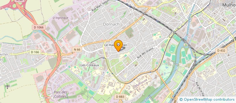 localisation de l'entreprise RKMAT  MULHOUSE