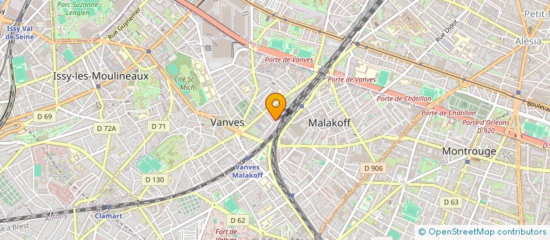 localisation de l'entreprise RKMUSIC à VANVES