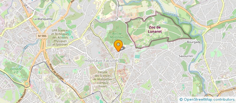 localisation de l'entreprise RKOM TELECOM ET RESEAUX à MONTPELLIER