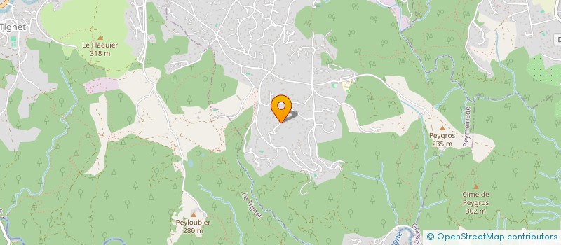 localisation de l'entreprise RKOMP  PEYMEINADE