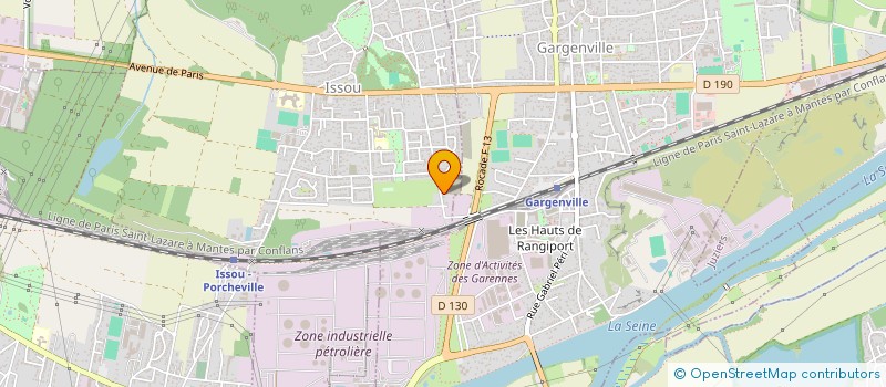 localisation de l'entreprise RKR  ISSOU