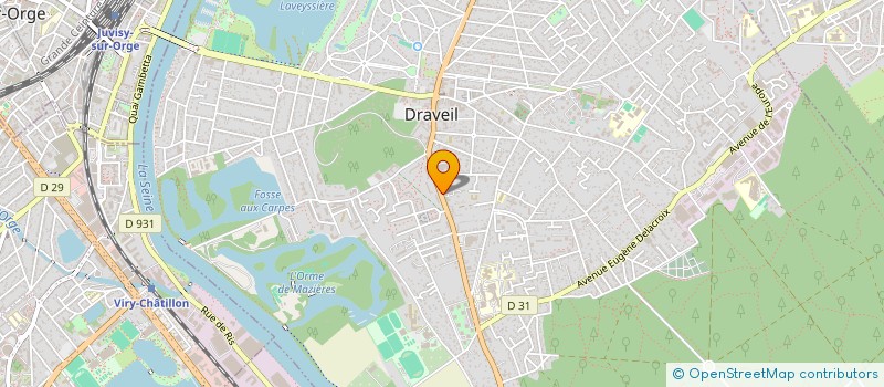 localisation de l'entreprise RKS ALIMENTATION GENERALE à DRAVEIL