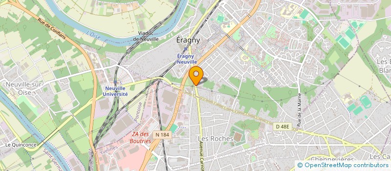 localisation de l'entreprise RKS INVEST  ERAGNY