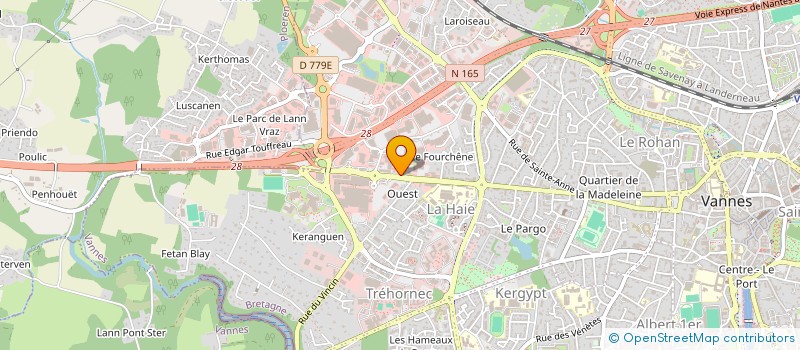 localisation de l'entreprise RKS LA MARNE  VANNES