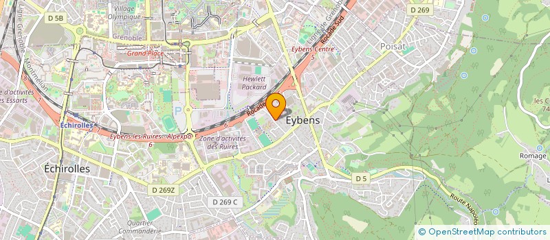 localisation de l'entreprise RKS PLATRERIE & ECHAFAUDAGE  EYBENS