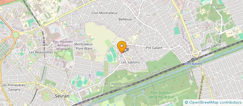 localisation de l'entreprise RKS PRESTIGE à SEVRAN