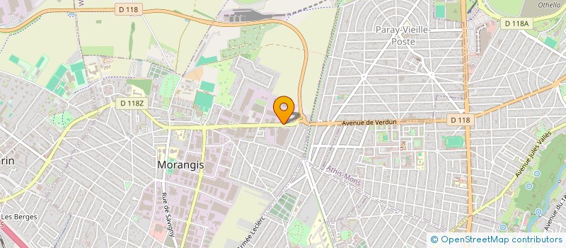 localisation de l'entreprise RKS   R.K. SERVICES  MORANGIS