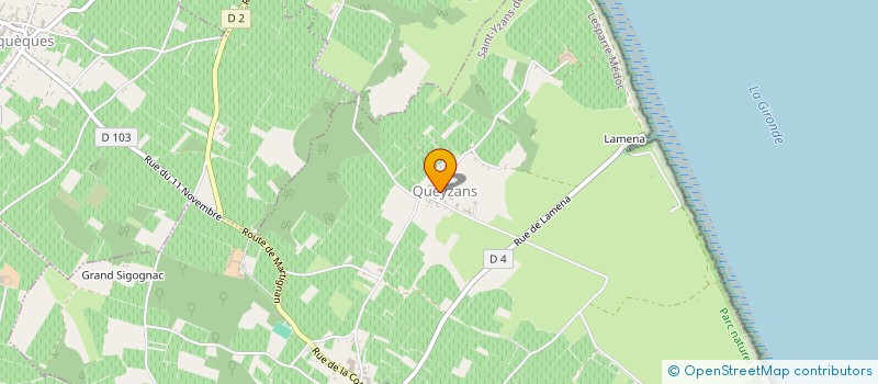 localisation de l'entreprise RKSD  SAINT-YZANS-DE-MEDOC