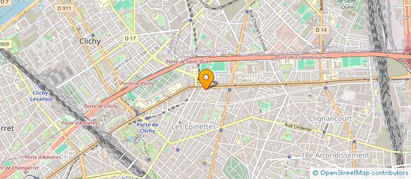 localisation de l'entreprise RL 14  PARIS