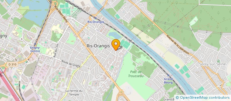 localisation de l'entreprise RL 3000 à RIS-ORANGIS