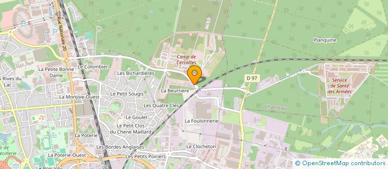 localisation de l'entreprise RL 36 à SARAN