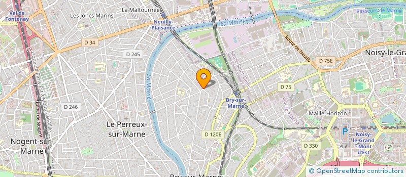 localisation de l'entreprise RL à BRY-SUR-MARNE