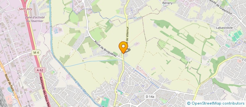 localisation de l'entreprise RL  CASTELGINEST