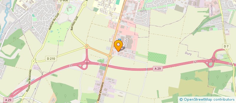 localisation de l'entreprise RL BAT  DURY