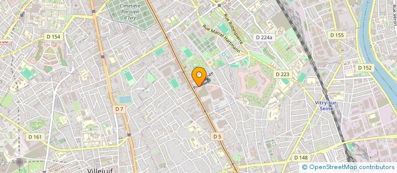 localisation de l'entreprise RL BATIMENT à VITRY-SUR-SEINE