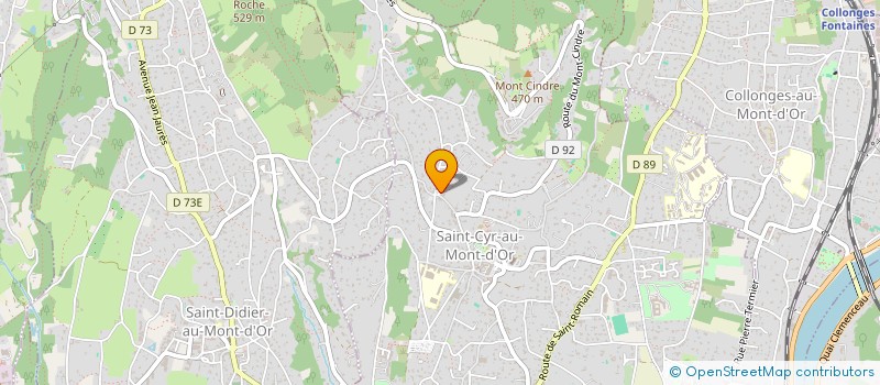 localisation de l'entreprise RL BIOTECH CONSULTING  SAINT-CYR-AU-MONT-D'OR