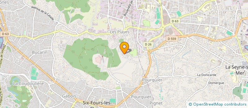 localisation de l'entreprise RL CAPITAL à SIX-FOURS-LES-PLAGES