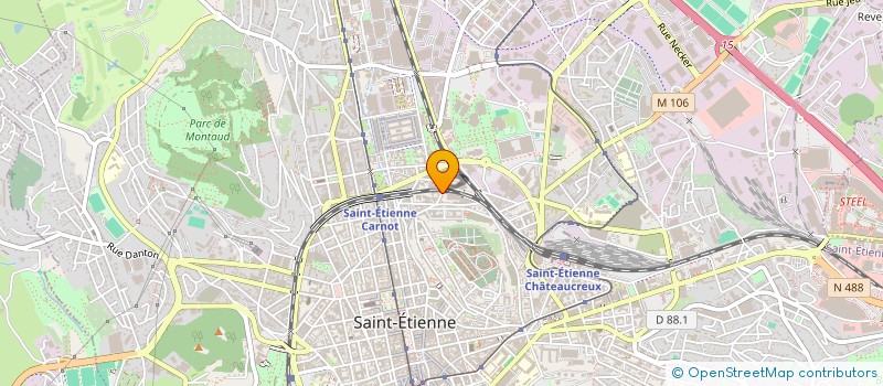 localisation de l'entreprise RL CHAUFFAGE  SAINT-ETIENNE