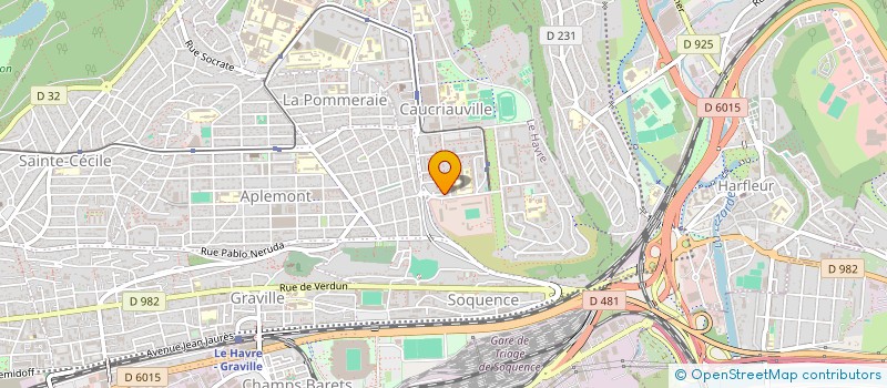 localisation de l'entreprise RL CHAUFFEUR  LE HAVRE