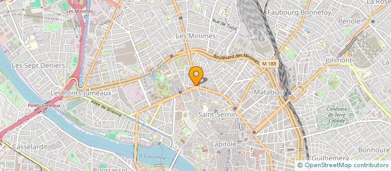 localisation de l'entreprise RL CONSTRUCTION PROMOTION à TOULOUSE