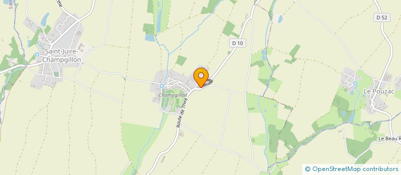 localisation de l'entreprise RL CONSULTING  SAINT-JUIRE-CHAMPGILLON