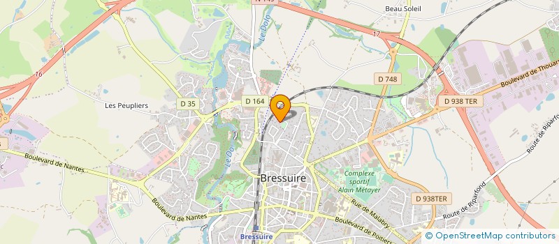 localisation de l'entreprise RL COURTAGE  BRESSUIRE