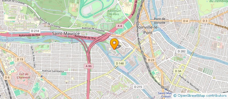 localisation de l'entreprise RL CREATION-DIFFUSION à SAINT-MAURICE