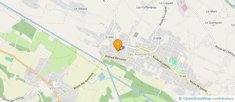 localisation de l'entreprise RL DEVELOPPEMENT  LES AVENIERES VEYRINS-THUELLIN