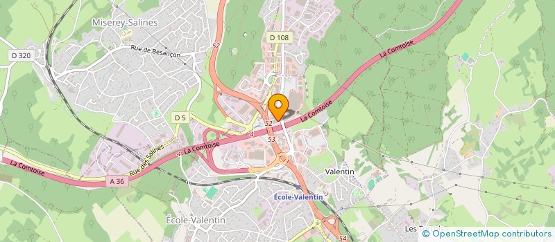 localisation de l'entreprise RL DIFFUSION  ECOLE-VALENTIN