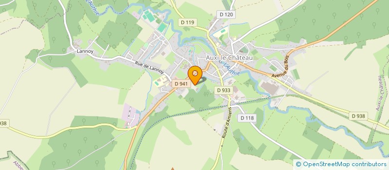 localisation de l'entreprise RL DISTRIB-RACINE  AUXI-LE-CHATEAU