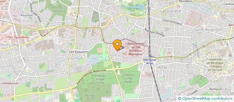 localisation de l'entreprise RL DISTRIBUTION  MERIGNAC