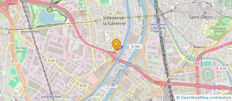 localisation de l'entreprise RL ECO  VILLENEUVE-LA-GARENNE