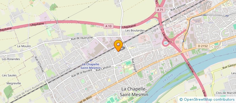 localisation de l'entreprise RL HABITAT à LA CHAPELLE-SAINT-MESMIN