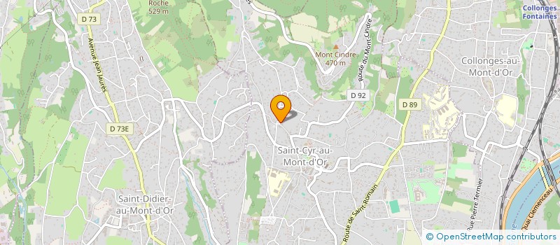 localisation de l'entreprise RL HOLDING  SAINT-CYR-AU-MONT-D'OR