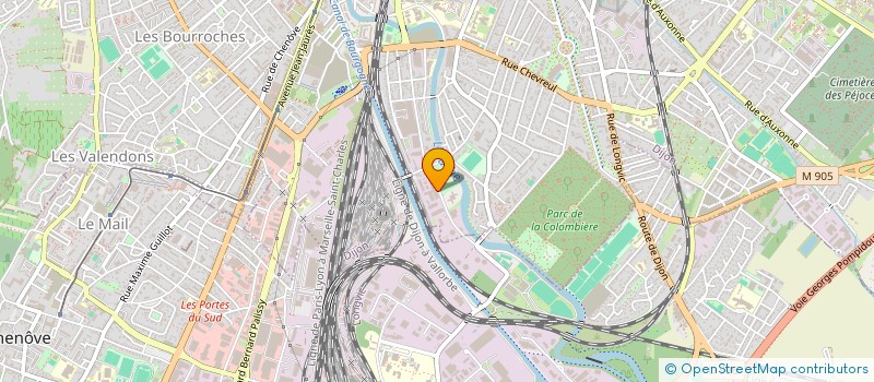 localisation de l'entreprise RL-IMMO  SAINTE-FOY-LES-LYON