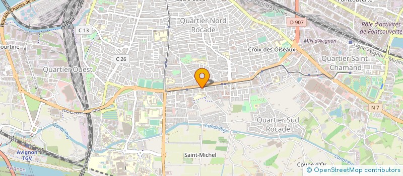 localisation de l'entreprise RL IMMO  AVIGNON