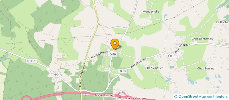 localisation de l'entreprise RL IMMO  ORLEAT