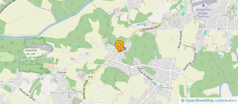 localisation de l'entreprise RL IMMOBILIER à TERCIS-LES-BAINS