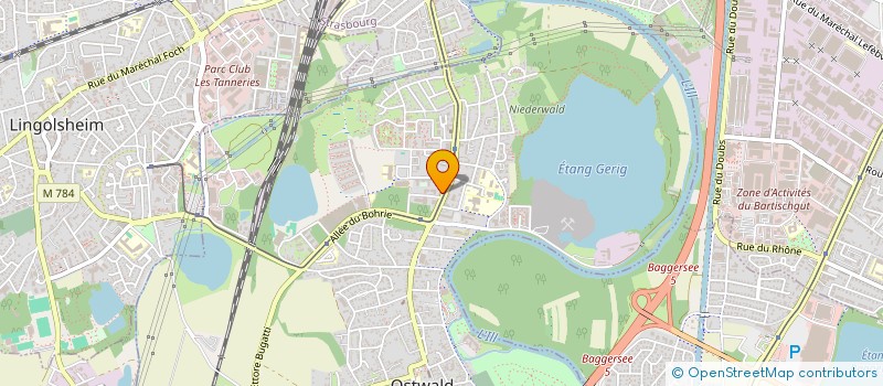 localisation de l'entreprise RL INVEST  OSTWALD