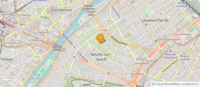 localisation de l'entreprise RL INVEST à NEUILLY SUR SEINE