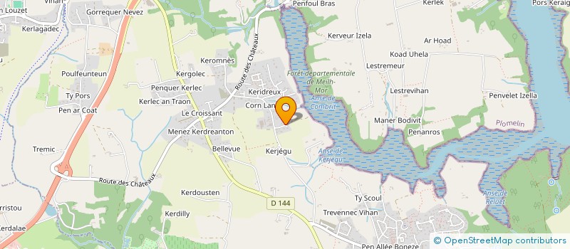 localisation de l'entreprise RL INVESTISSEMENTS  BENODET