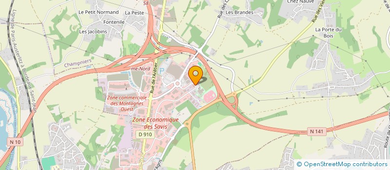 localisation de l'entreprise RL INVESTISSEMENTS à CHAMPNIERS